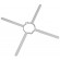 6 X Araignée de centrage polypropylène pour conduit D80 mm Chemilux