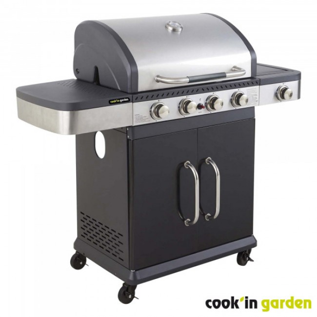Barbecue gaz 4 brûleurs + desserte - FIDGI 4 - Bricozor.jpeg COOK IN GARDEN