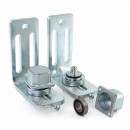 Gonds inférieurs pour portail battant 87L Q - tube acier carré - par 2 COMUNELLO