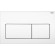 Plaque de commande WC double touche Visign for Style 5 - Blanc alpin