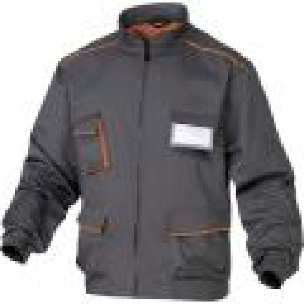 Veste De Travail Hiver 2 En 1 Delta Plus - Manches Détachables, 4 Poches, Rembourrée - 80% Polyester 20% Coton