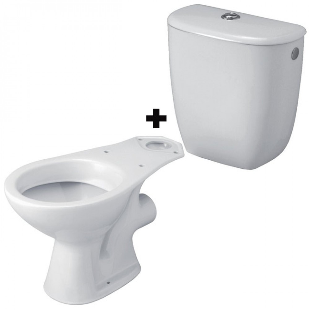 Pack WC à poser - cuvette et réservoir NF - Bastia GEBERIT | Bricozor