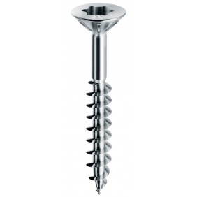 Vis à bois aggloméré filetage partiel PANELVIT CHROMITING® - tête fraisée Torx MUSTAD