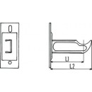 Schéma Support de radiateur fonte à visser PLOMBELEC