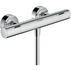 Mitigeur de baignoire thermostatique Ecostat Fine chromé HANSGROHE