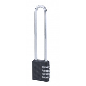 Cadenas à code compact 04 à anse haute en acier nickelé FTH THIRARD