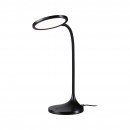 Lampe de bureau LED 15W 4000K 1200 lm Gradable - Noir mat - Mejan PAULMANN