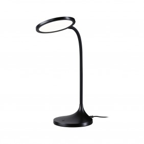 Lampe de bureau LED 15W 4000K 1200 lm Gradable - Noir mat - Mejan PAULMANN