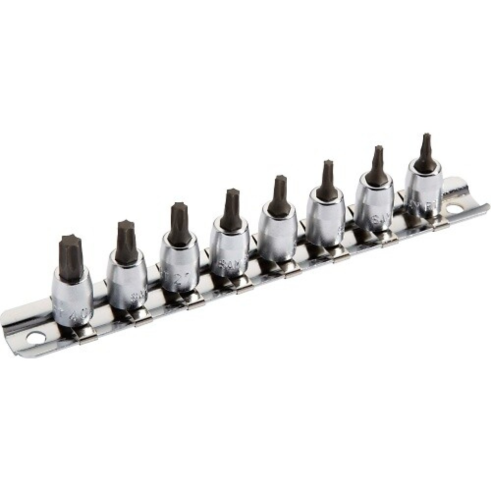 Rack 8 douilles Torx 1/4''- RT-J8R SAM OUTILLAGE | Bricozor