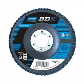 Disques à lamelles bombés BDX - Ø180x22mm - par 10 NORTON