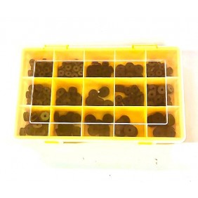Coffret de 520 joints clapets percés EPDM BRICOZOR