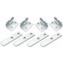 Ensemble de 8 agrafes picardes coudées pour volets battants BRICOZOR