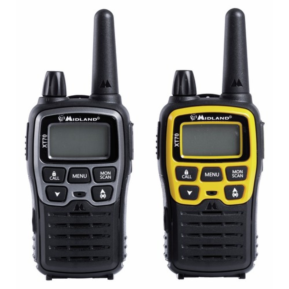 Pack 2 talkiewalkies XT70 MIDLAND Bricozor