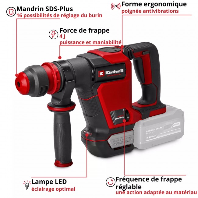 Marteau perforateur Pro TP-DH 18:4 Li BL-Solo - Power X-Change 3.jpeg EINHELL