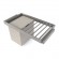 Kit porte-pantalons 7 tringles + panier + cadre Quartz finition Titane