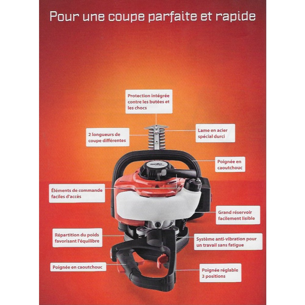 Taille-haie thermique SOLO 55cm