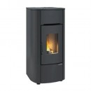 Poêle à granulés étanche ventilé - 8 kw-N - Angelica Noir LA NORDICA EXTRAFLAME