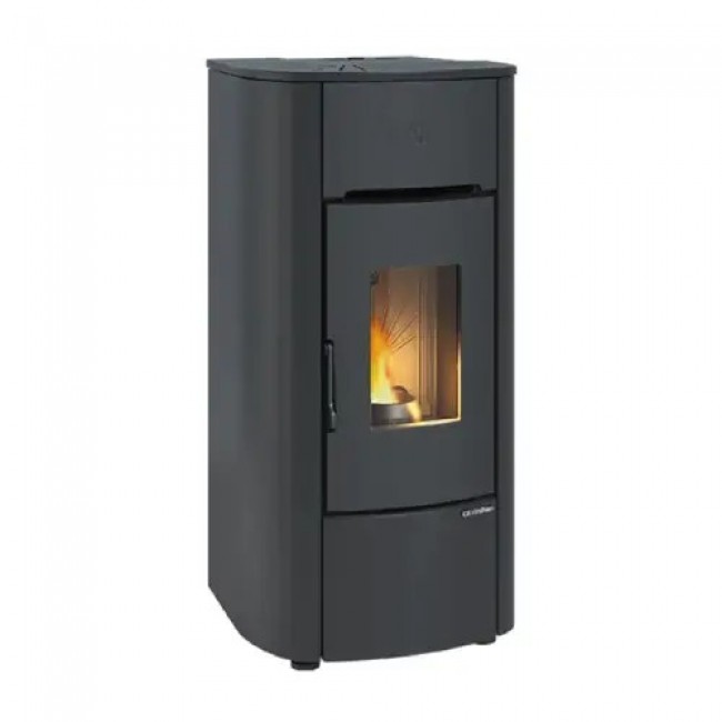 Poêle à granulés étanche ventilé - 8 kw-N - Angelica Noir LA NORDICA EXTRAFLAME