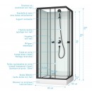 cabine de douche essentiel 80 x 80 aurlane cotes.jpg AURLANE