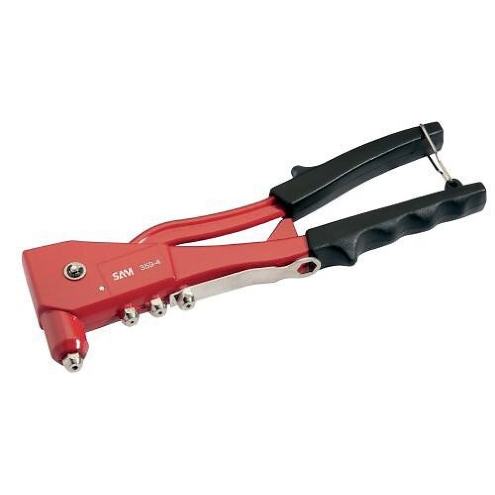 Pince à riveter à main avec 4 embouchures SAM OUTILLAGE | Bricozor