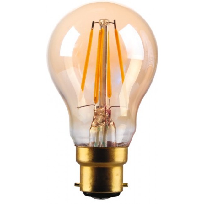 Ampoule LED - 4W - GLS à filament - ambrée - Vintage Kosnic