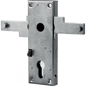 Serrure verticale porte basculante garage - cylindre européen - Prefer JPM