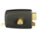 Serrure en applique horizontale à tirage - cylindre rond - Match JPM