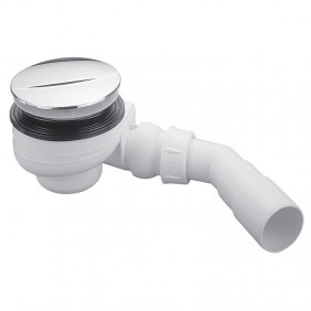 Bonde siphoïde - ABS chromé - Ø 90 mm - Turboflow - TB90 NICOLL