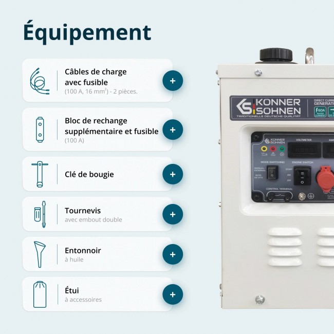 Groupe électrogène de courant continu - 1,6 kW - KS 24VM-DC - Bricozor 7.jpeg KONNER & SOHNEN