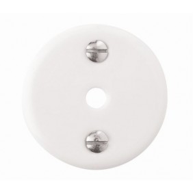 Rosace ronde décondamnation - porcelaine blanche - 48 mm MÉRIGOUS