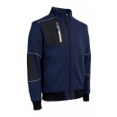 Veste de travail thermique bleue marine MIKAN - avec col montant Coverguard