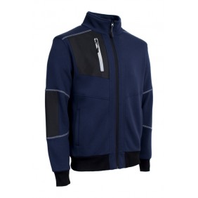 Veste de travail thermique bleue marine MIKAN - avec col montant Coverguard