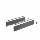 Kit profils côtés AvanTech YOU tiroir simple hauteur 101mm -anthracite HETTICH