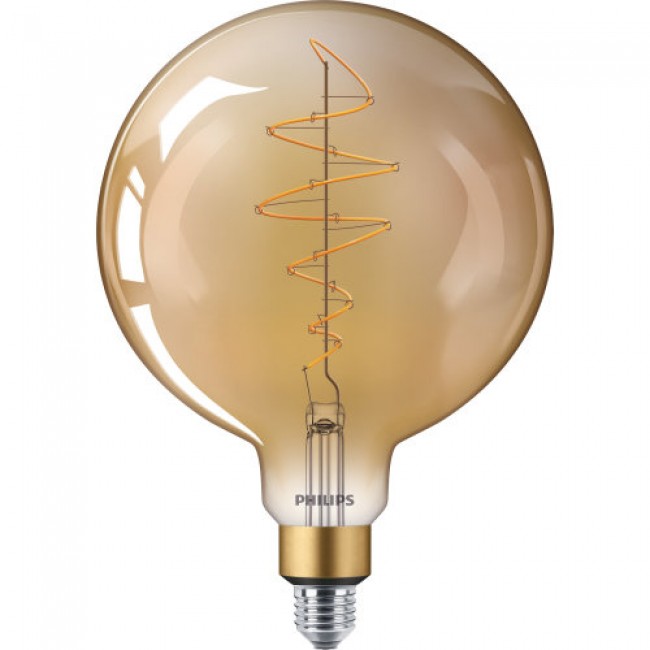 Ampoule LED - 6,5W - E27 - Globe - ambrée - Giant PHILIPS (SIGNIFY FRANCE)