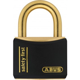 Cadenas à clé - 40 mm - corps laiton - noir - T84MB/40 ABUS
