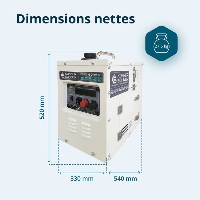 Groupe électrogène de courant continu - 1,6 kW - KS 24VM-DC - Bricozor 9.jpeg KONNER & SOHNEN