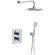 Ensemble de douche encastré - thermostatique - design rond - Blautherm