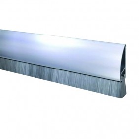 Plinthe en applique de bas de porte - support PVC/inox - PDS ELLEN