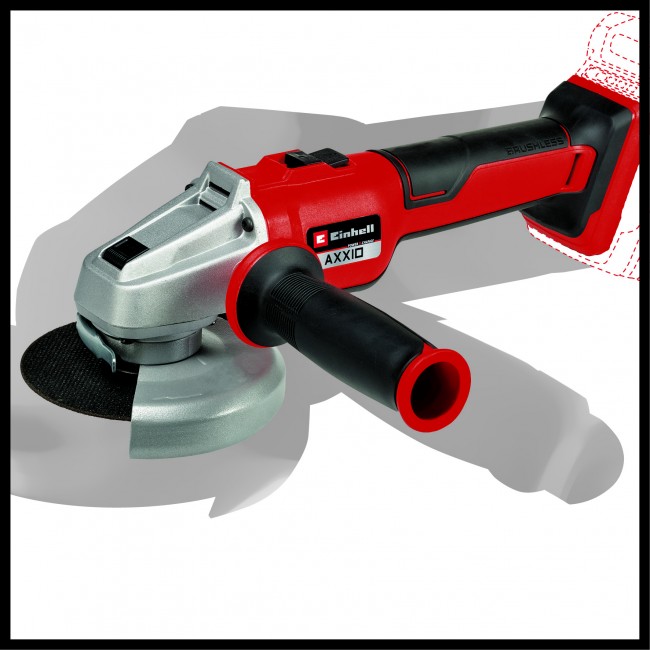 Einhell AXXIO 18/125 Q - Meuleuse D’angle Sans Fil 125 Mm Brushless 18V Power X-Change Avec Batterie 4.0 Ah + Chargeur Rapide