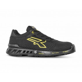 Chaussures de sécurité basses MATT S3 CI SRC ESD noir et jaune UPOWER