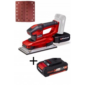 Lot Ponceuse vibrante sans fil - TE-OS 18/230 +1 Batterie 2Ah EINHELL
