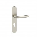 Poignées sur plaques -EA 195 mm - anodinox - Logio - clé I VACHETTE