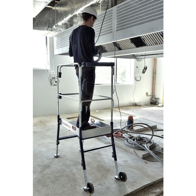 Plate-forme de travail individuelle - 2 marches - GAZELLE MINI - Bricozor 1.jpeg DUARIB