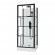 Cabine de douche 80 x 80 cm - style industriel - porte pivotante - Graphic