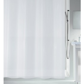 Rideau de douche - 180 x 200 cm - Blanc - Peva BIO SPIRELLA