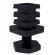 Pied réglable pour profil AIRGO - hauteur 5 à 24 mm - noir