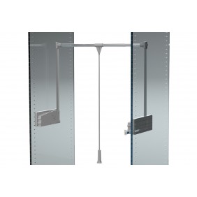 Penderie escamotable double 10 kg - fixation latérale - LIFT 500 AMBOS