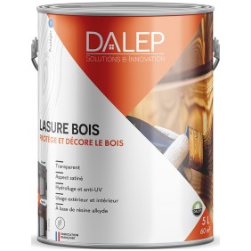 Lasure bois haute durabilité - protège et décore bois neufs et anciens DALEP