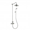 Colonne de douche thermostatique rétro Lady's - finition gris acier PAINI
