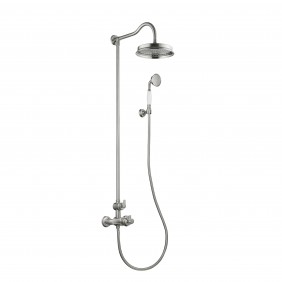 Colonne de douche thermostatique rétro Lady's - finition gris acier PAINI